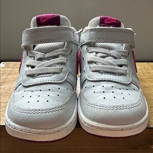 Nike Kids' Gray and Pink Athletic Shoes
